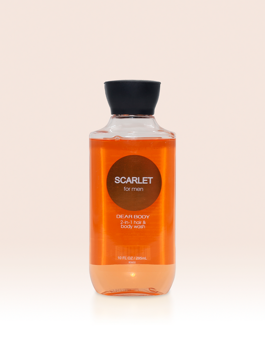 SCARLET FOR MEN SHOWER GEL 10FL OZ / 295 ML