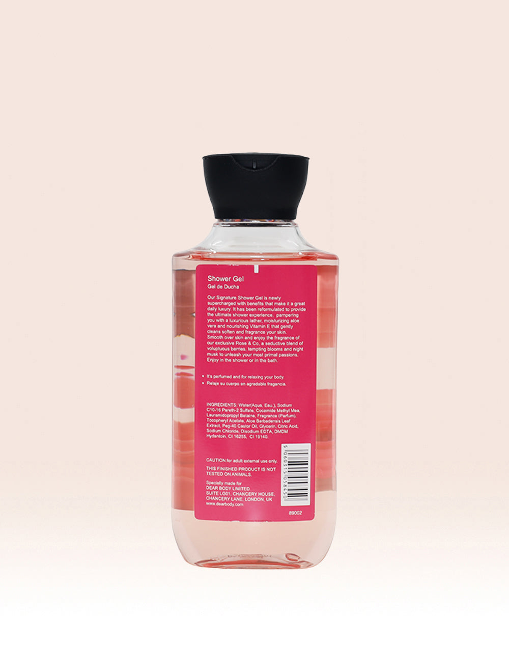 ROSE & CO SHOWER GEL 10FL OZ / 295 ML