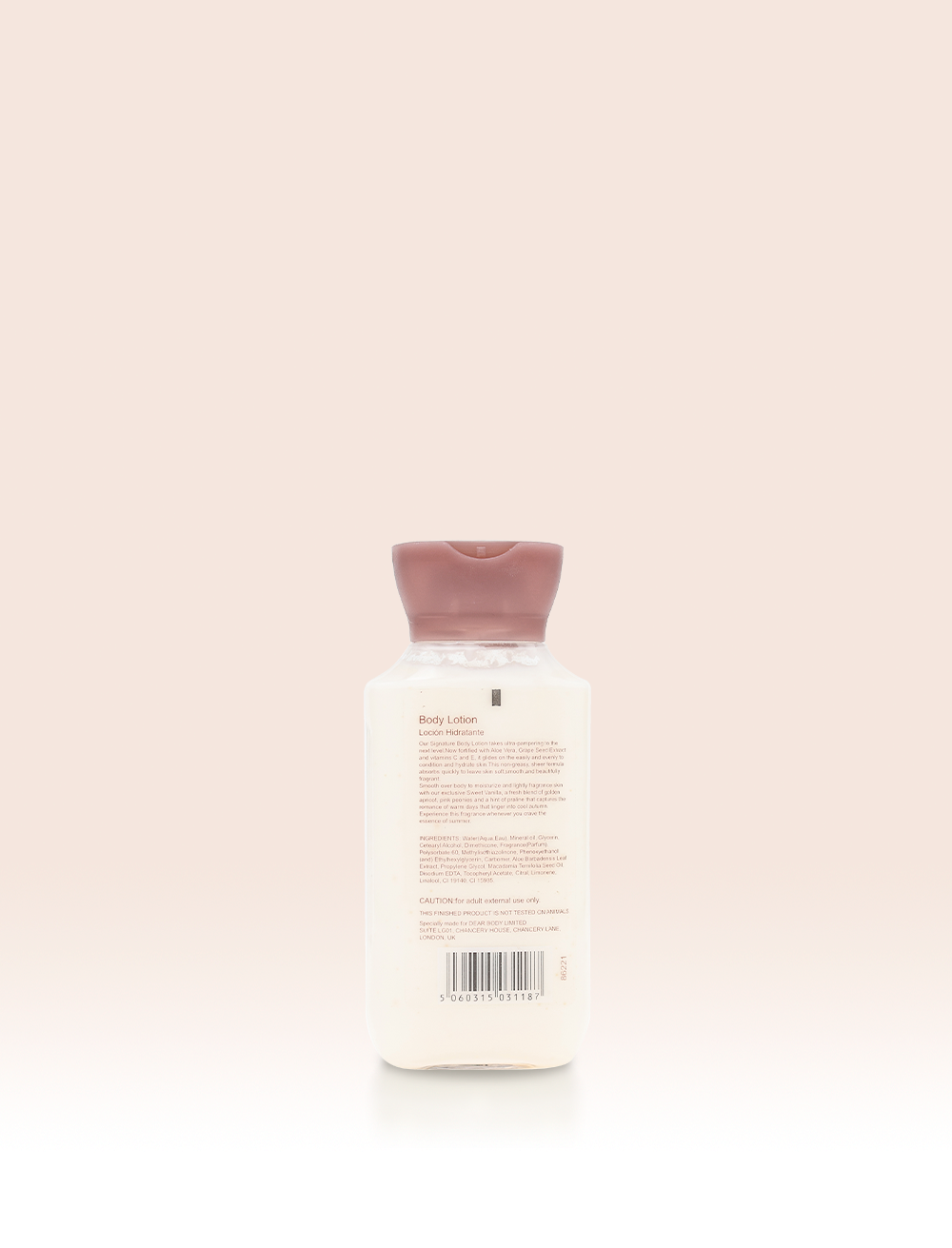 SWEET VANILLA BODY LOTION 8FL OZ / 236ml