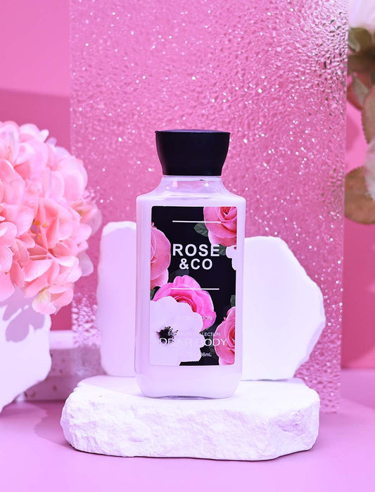 ROSE & CO BODY LOTION  8FL OZ / 236ML