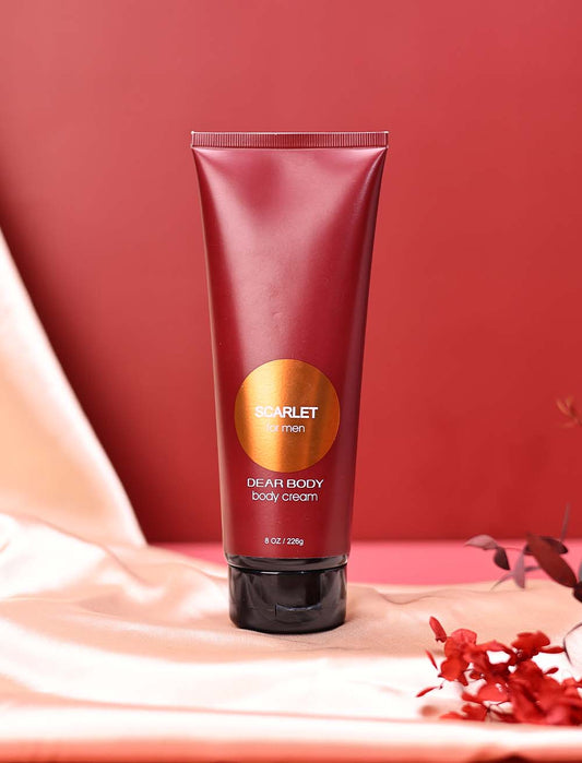 SCARLET FOR MEN BODY CREAM 8FL OZ / 226g