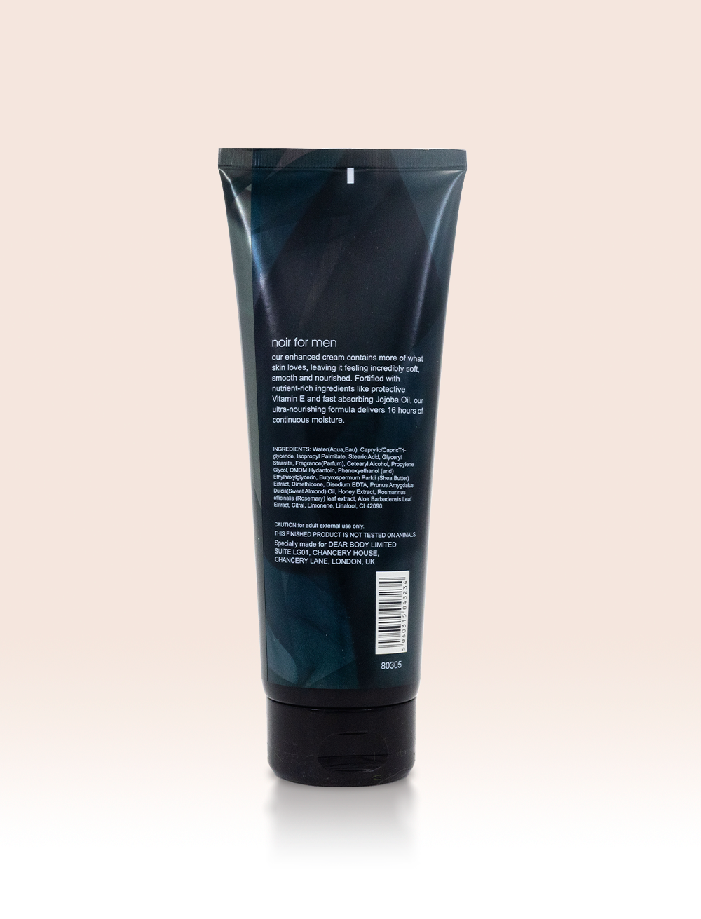 NOIR FOR MEN BODY CREAM 8FL OZ / 226g