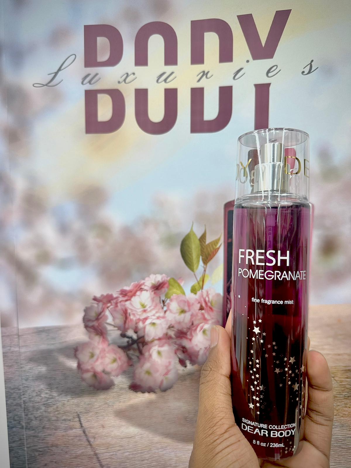 FRESH POMEGRANATE BODY MIST 8FL OZ / 236 ML