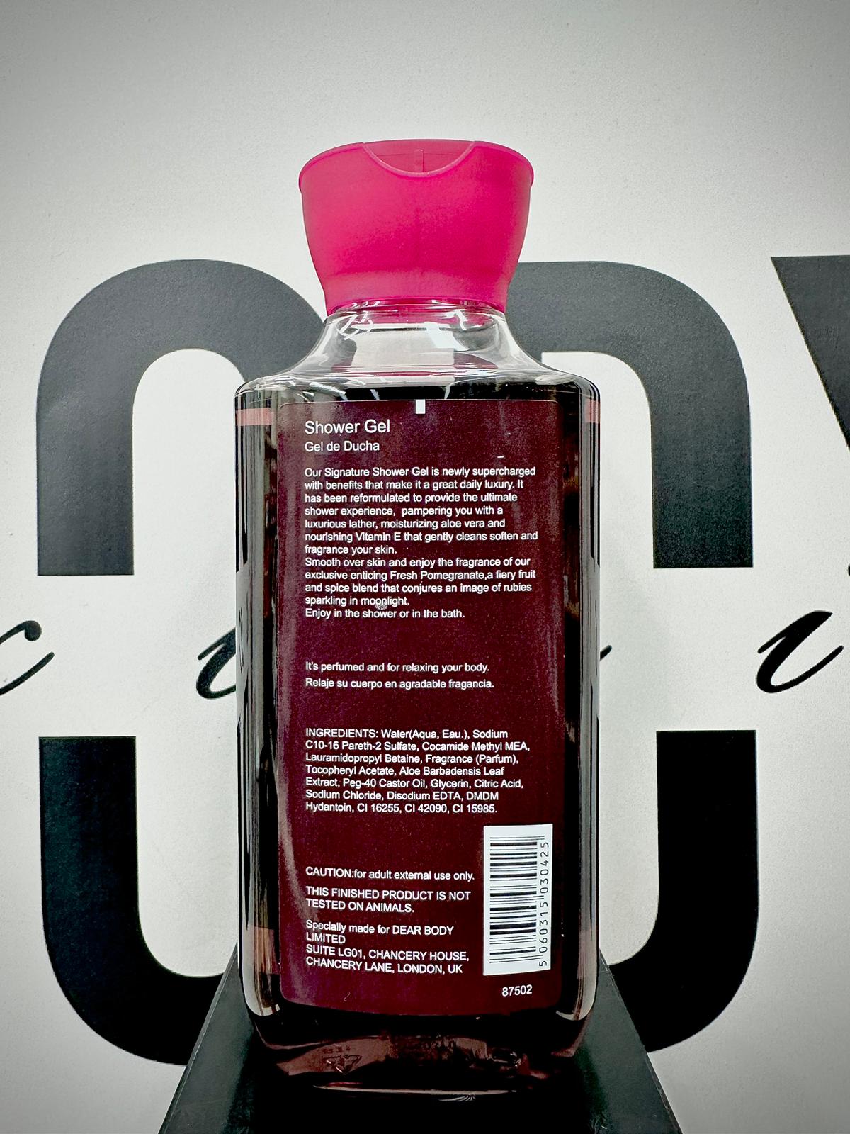 FRESH POMEGRANATE SHOWER GEL 10FL OZ / 295 ML