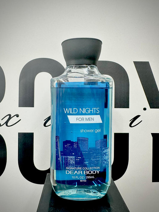 WILD NIGHTS FOR MEN SHOWER GEL 10FL OZ / 295 ML