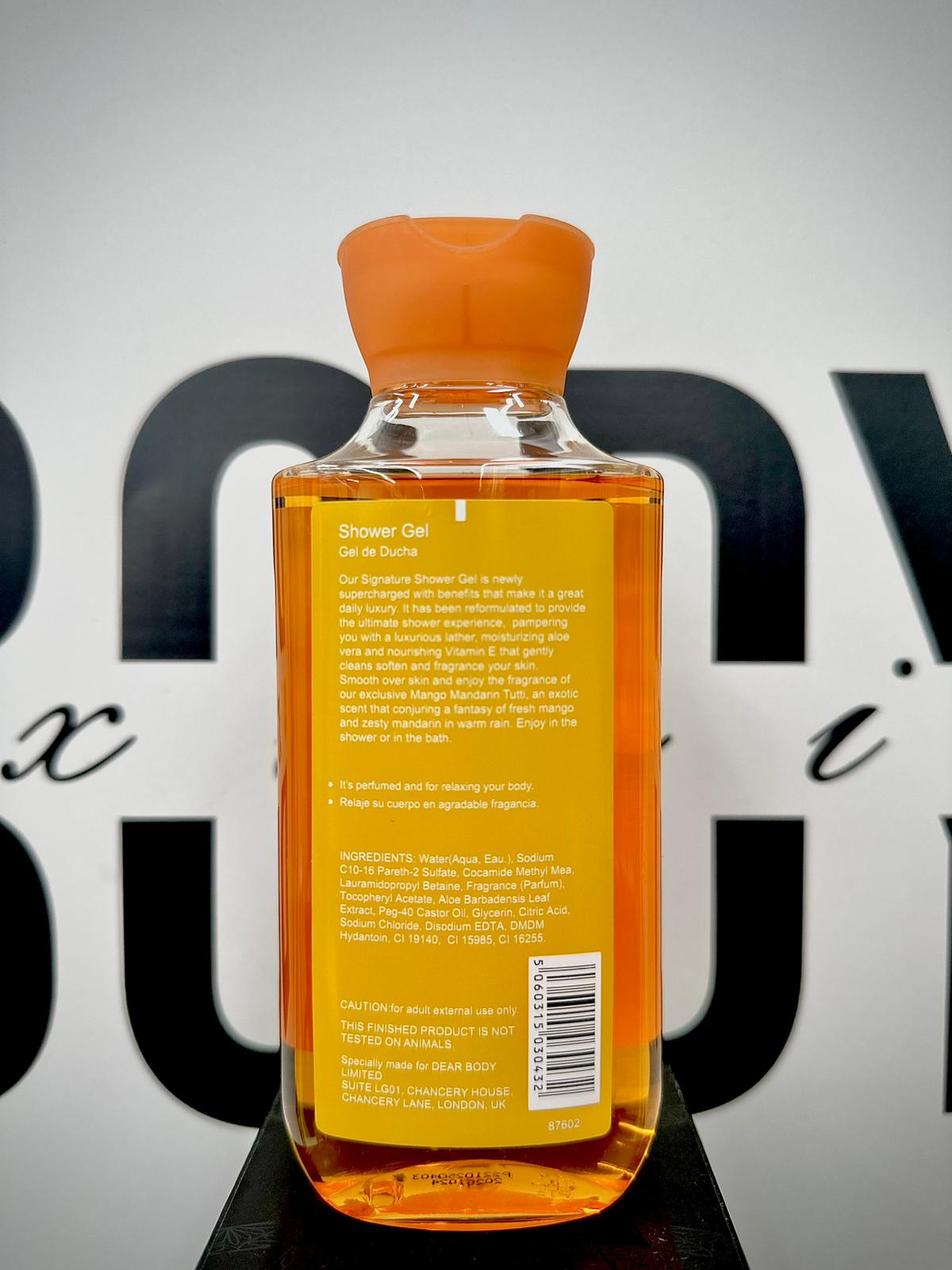 MANGO MANDARIN TUTTI SHOWER GEL 10FL OZ / 295 ML
