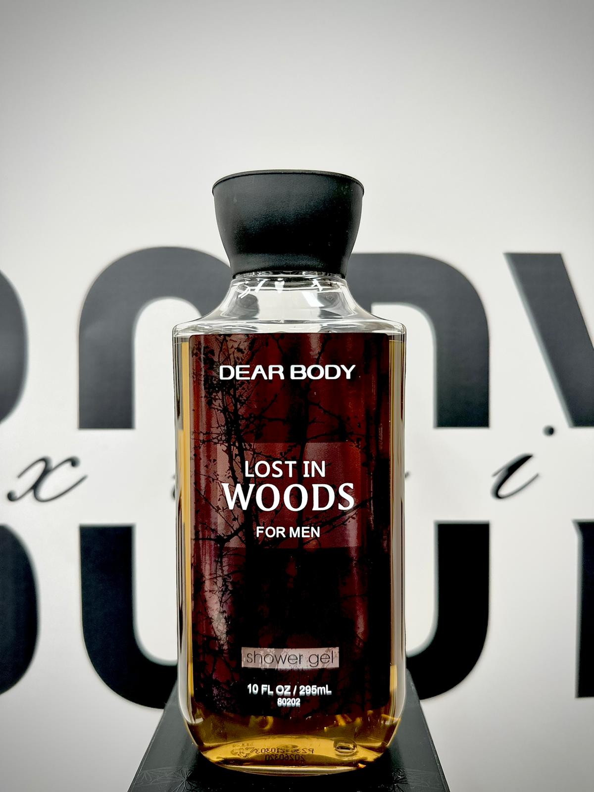 LOST IN WOODS SHOWER GEL 10FL OZ / 295 ML