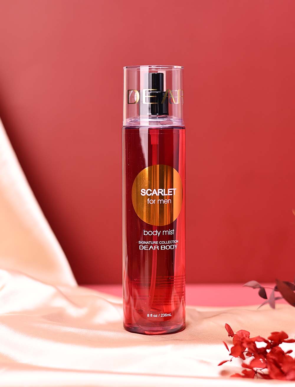 SCARLET FOR MEN BODY MIST 8FL OZ 236 ML