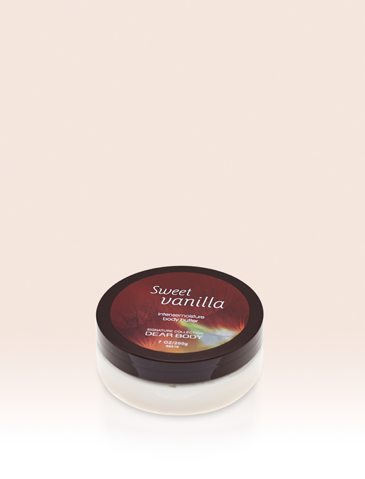 SWEET VANILLA BODY BUTTER  7OZ / 200g