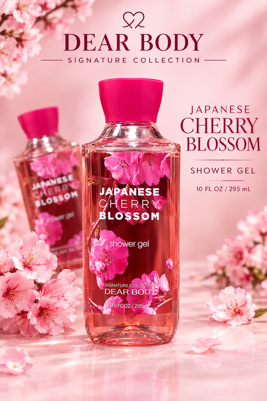 JAPANESE CHERRY BLOSSOM SHOWER GEL 10FL OZ / 295 ML